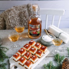 Vinterläcker cheesecake med smak av Äpple & Kanel med Whiskey